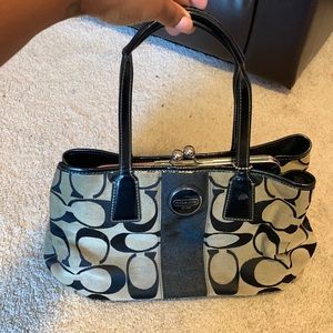 Coach Signature Fabric Handbag